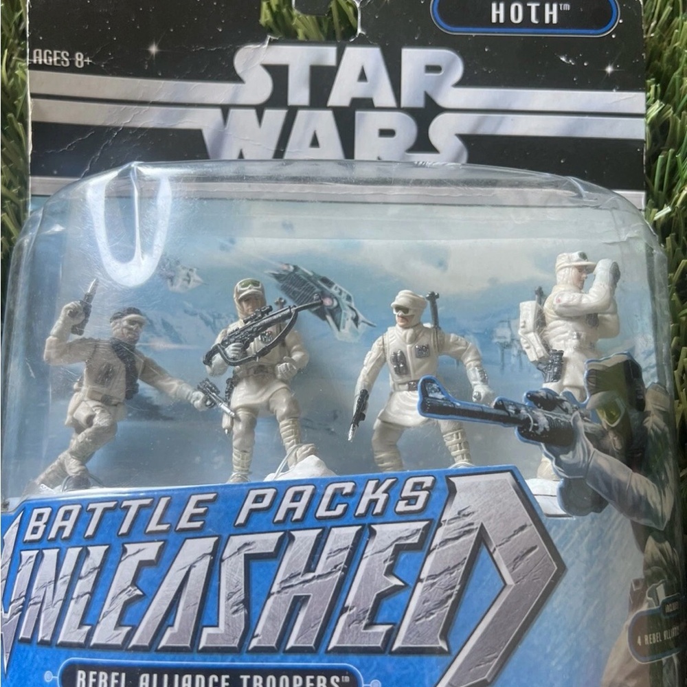 Star Wars Battle Packs Unleashed - Rebel Alliance Troopers in White and Gray